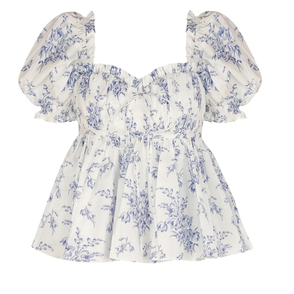 Selkie Seashell Top in Bed & Breakfast - Picture 2 of 12